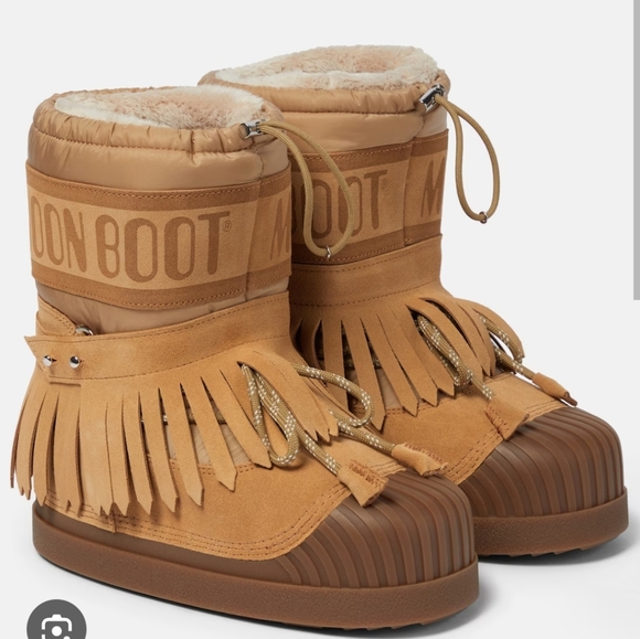 Moncler x Moon Boot Palm Angels Snow Boot 8 MONCLER PALM ANGELS TAN BOOTS